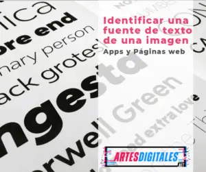 Apps y Webs para identificar fuentes de texto de imágenes