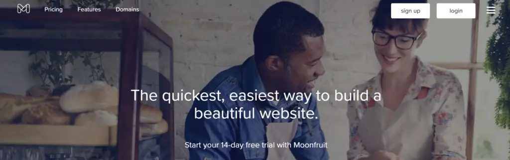 Moonfruit portafolio para diseñadores y artistas